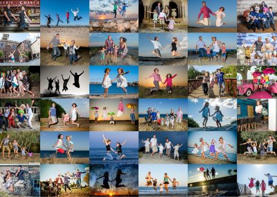 Mosaique de plusieurs images réalisées lors des Photo-Jump